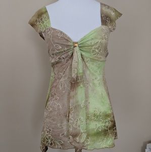Green Vintage Vogue Blouse